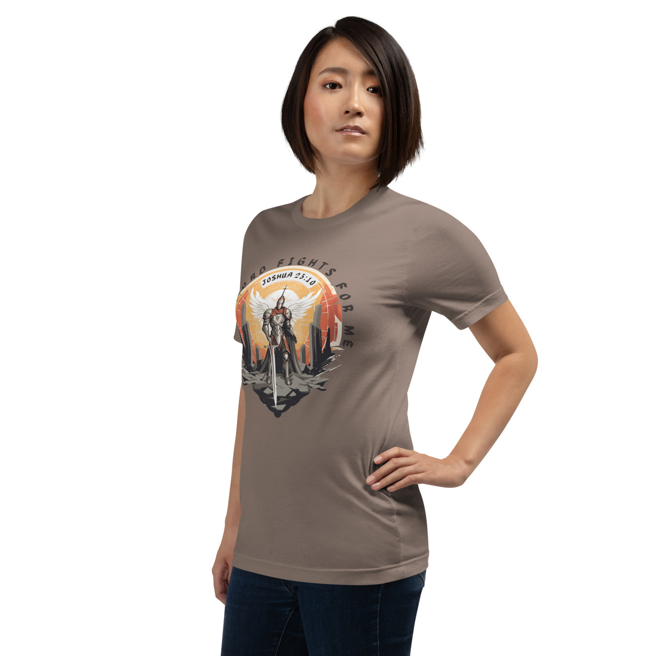 “The Lord Fights for Me” Unisex Staple T-Shirt 5