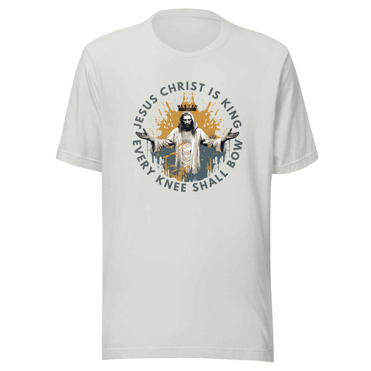 "Every Knee Shall Bow" Unisex Staple T-Shirt 3
