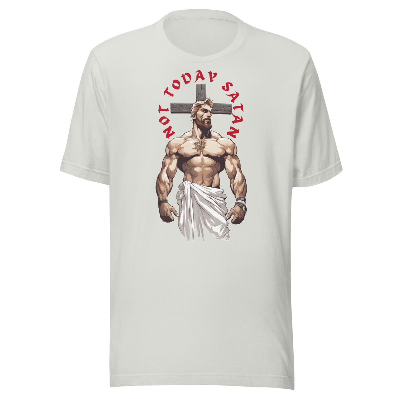 "Not Today Satan" Unisex Staple T-Shirt 3