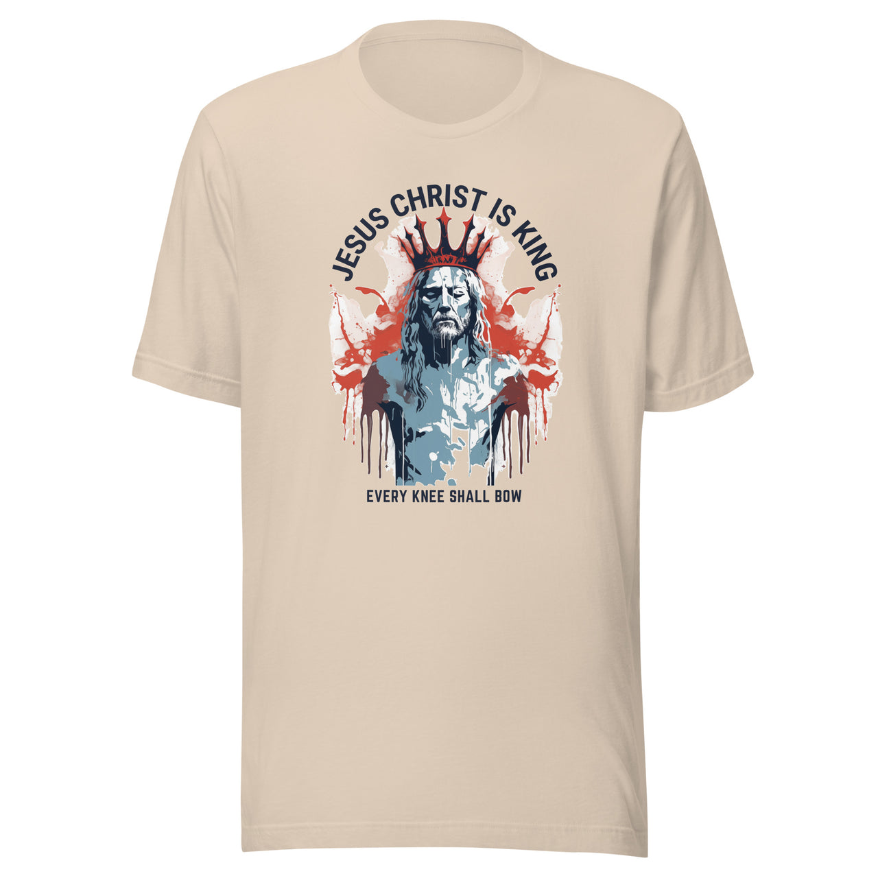 "Every Knee Shall Bow" Unisex Staple T-Shirt 6