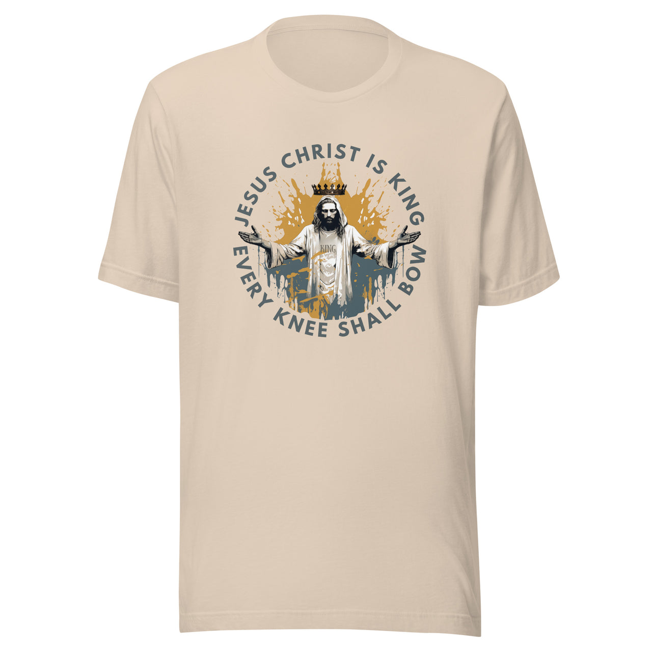 "Every Knee Shall Bow" Unisex Staple T-Shirt 3