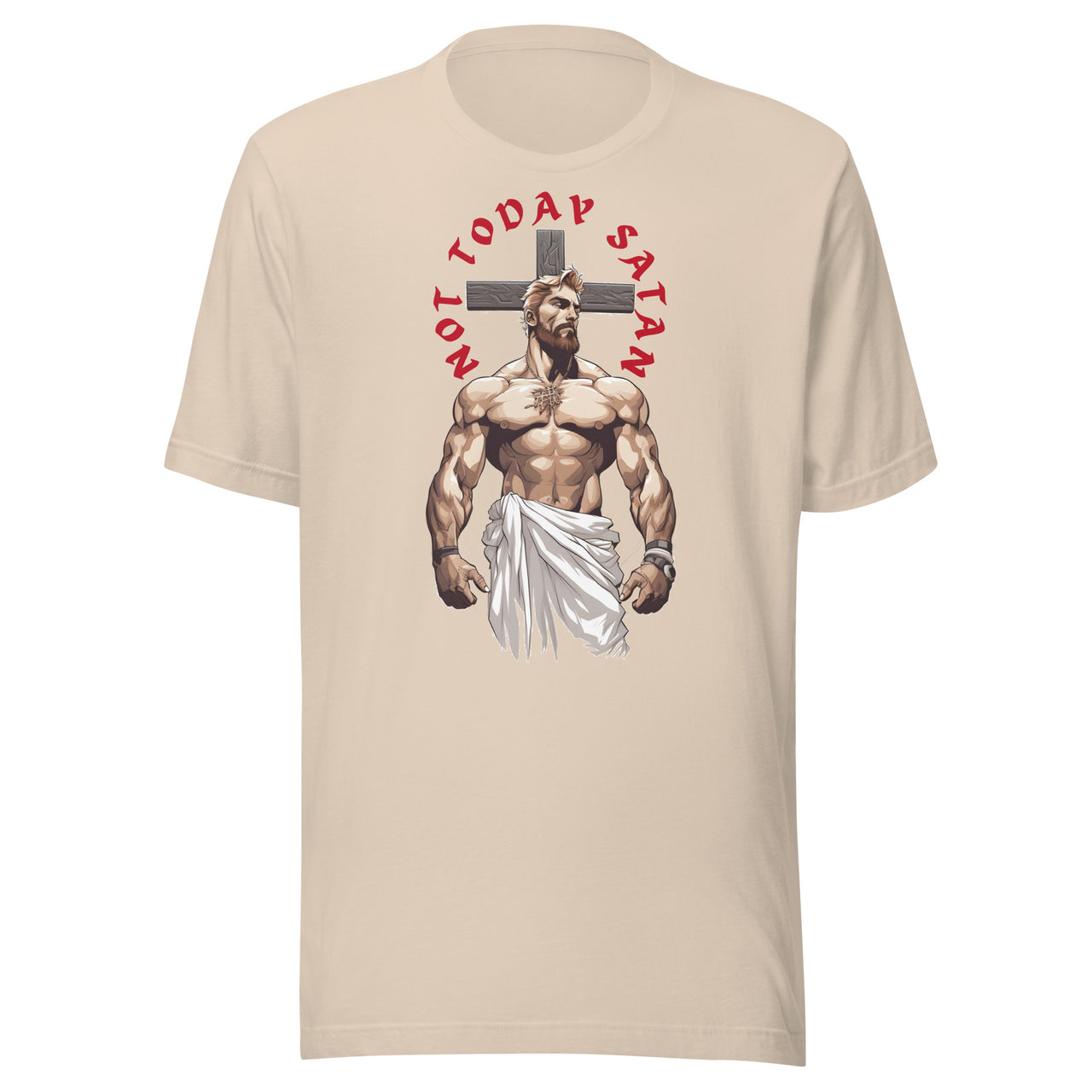 "Not Today Satan" Unisex Staple T-Shirt 3