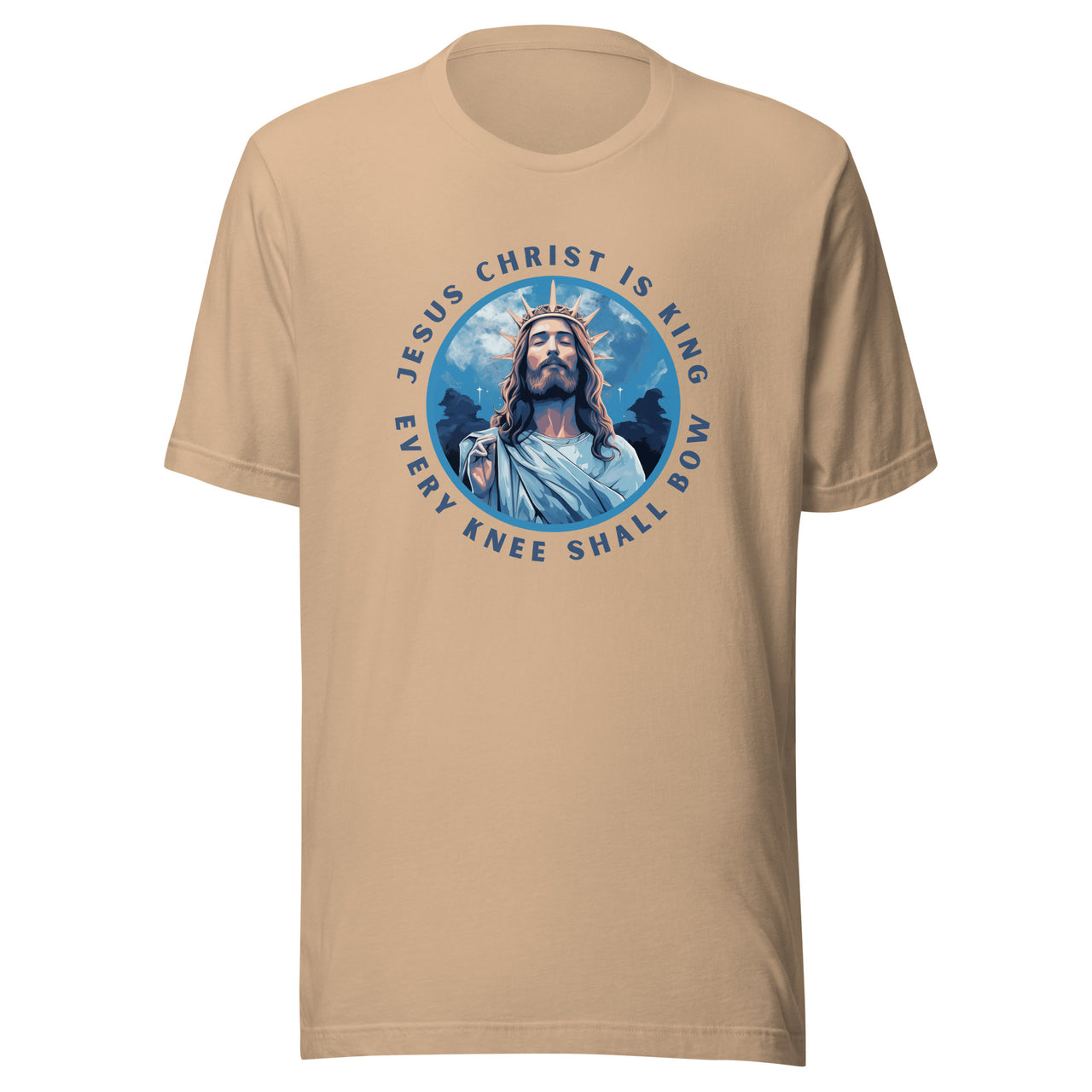 "Every Knee Shall Bow" Unisex Staple T-Shirt 1