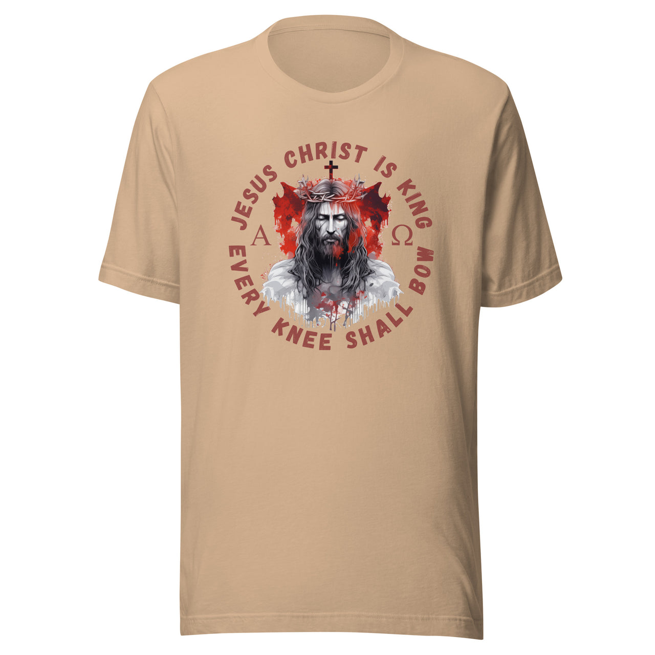 "Every Knee Shall Bow" Unisex Staple T-Shirt 2