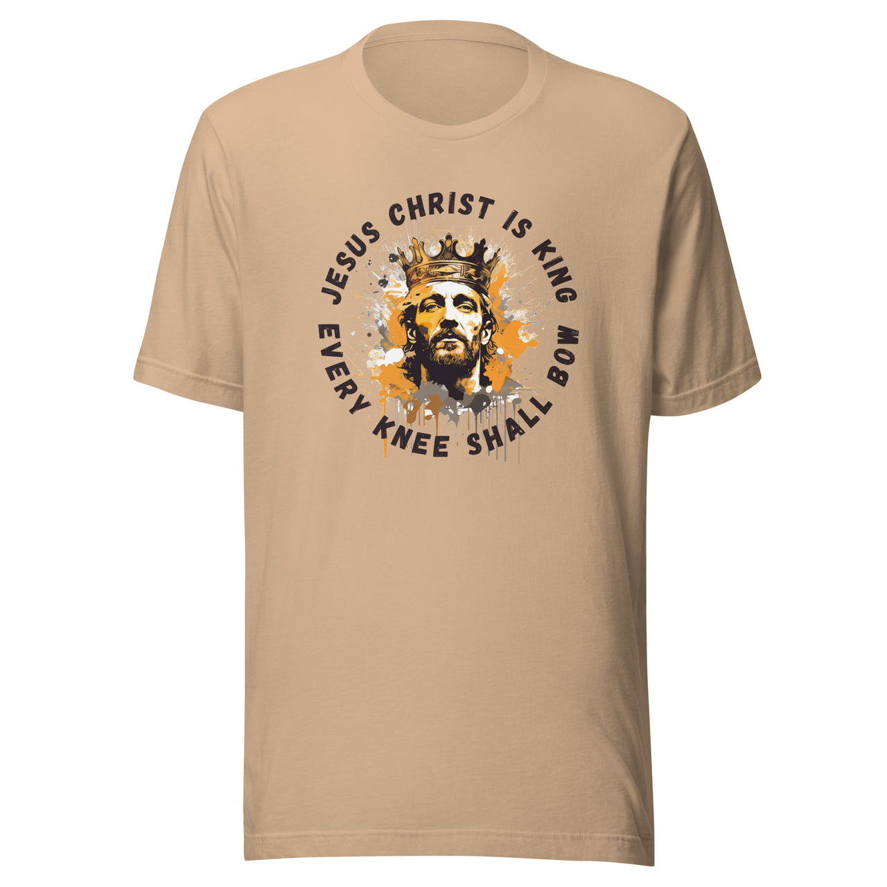 "Every Knee Shall Bow" Unisex Staple T-Shirt 4