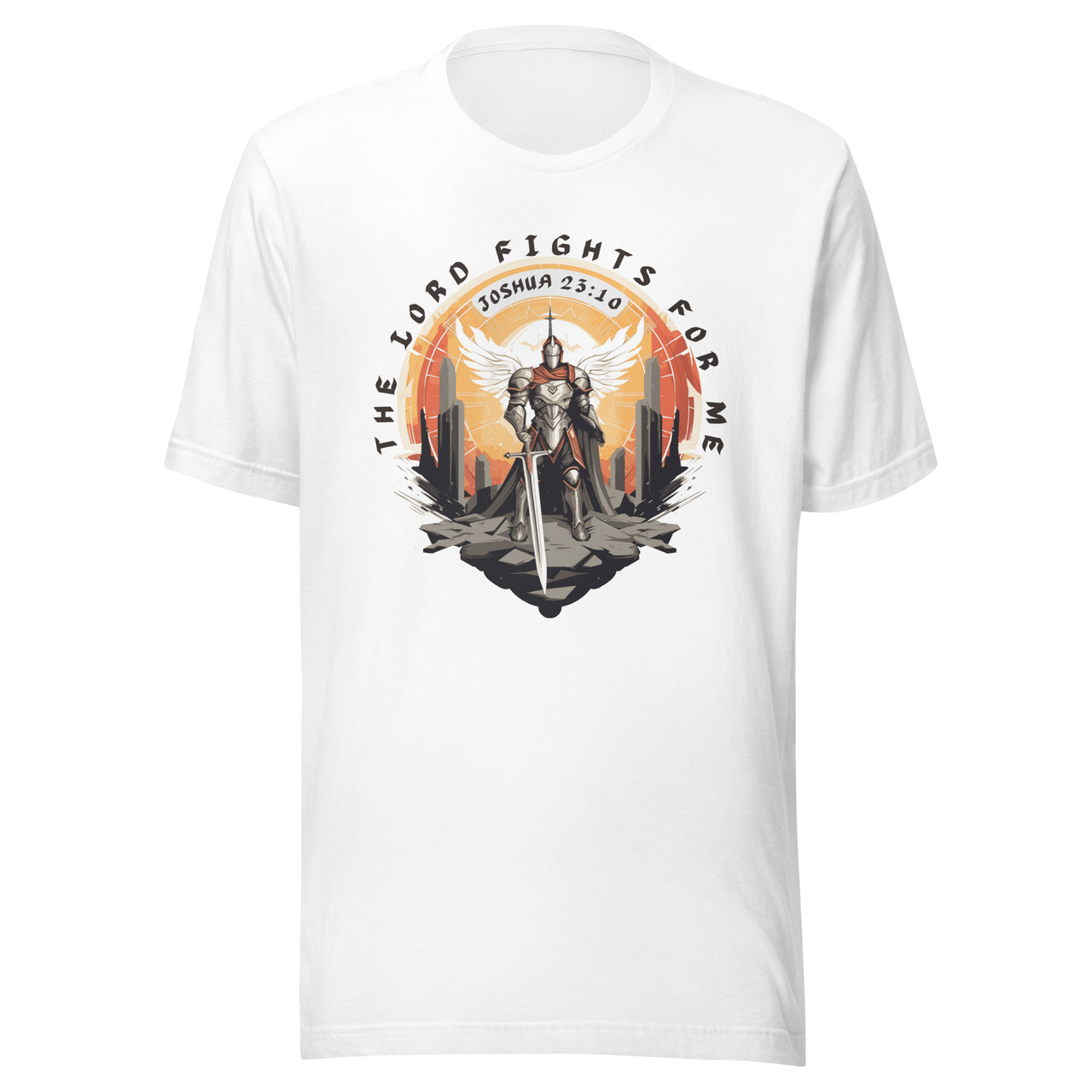 “The Lord Fights for Me” Unisex Staple T-Shirt 5