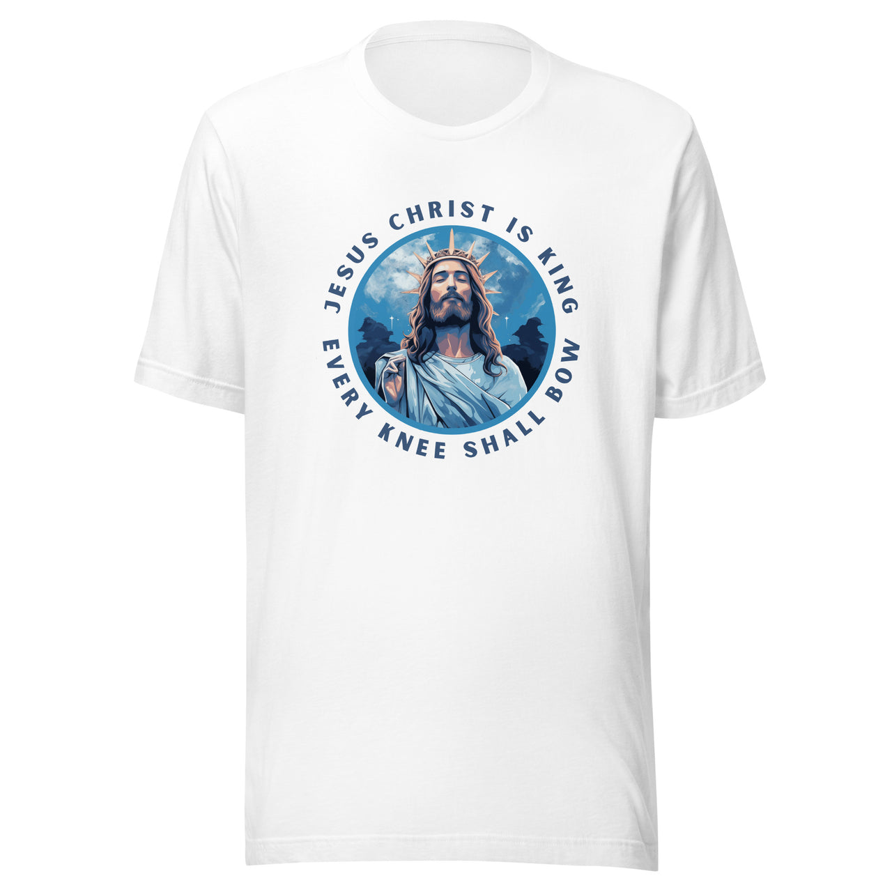"Every Knee Shall Bow" Unisex Staple T-Shirt 1