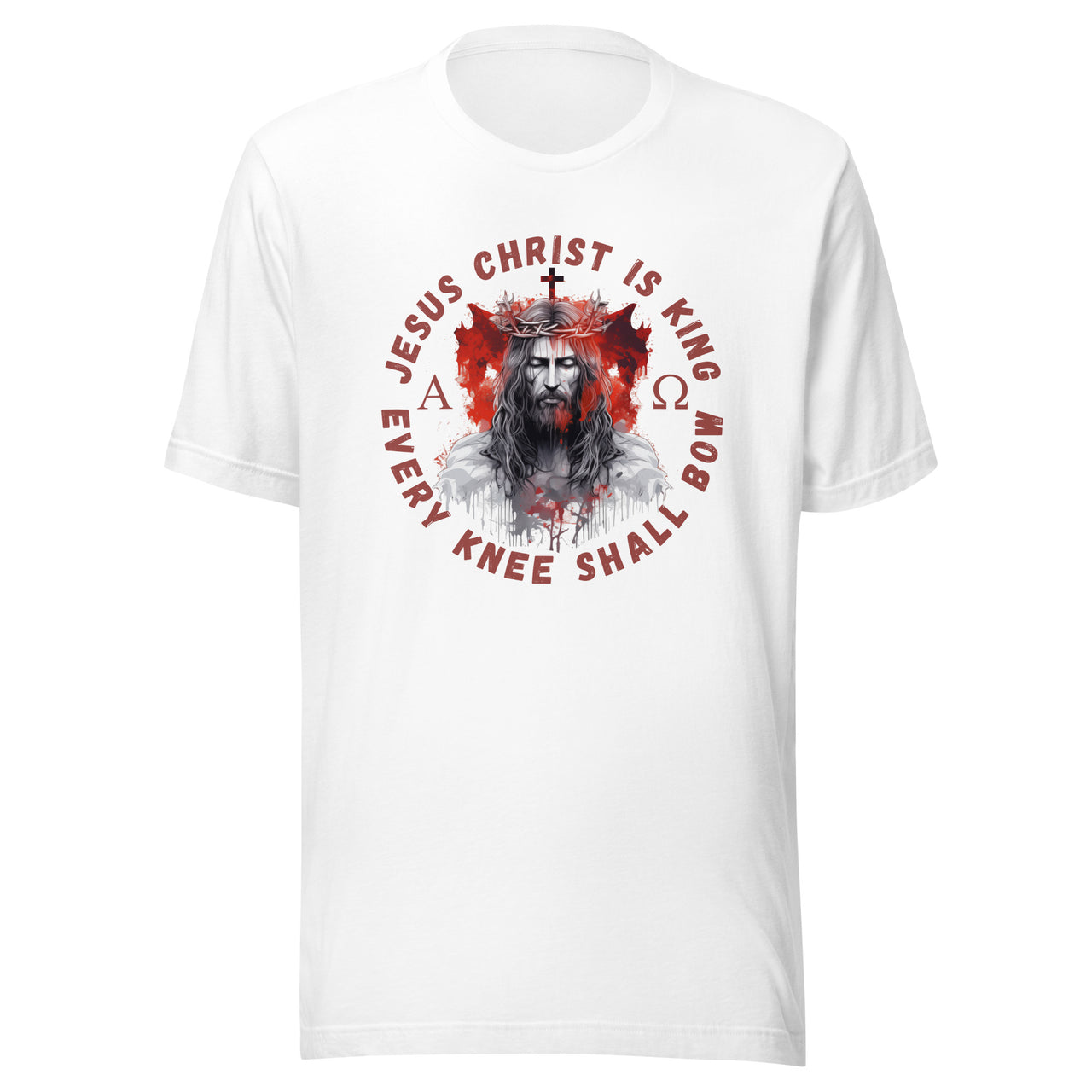 "Every Knee Shall Bow" Unisex Staple T-Shirt 2
