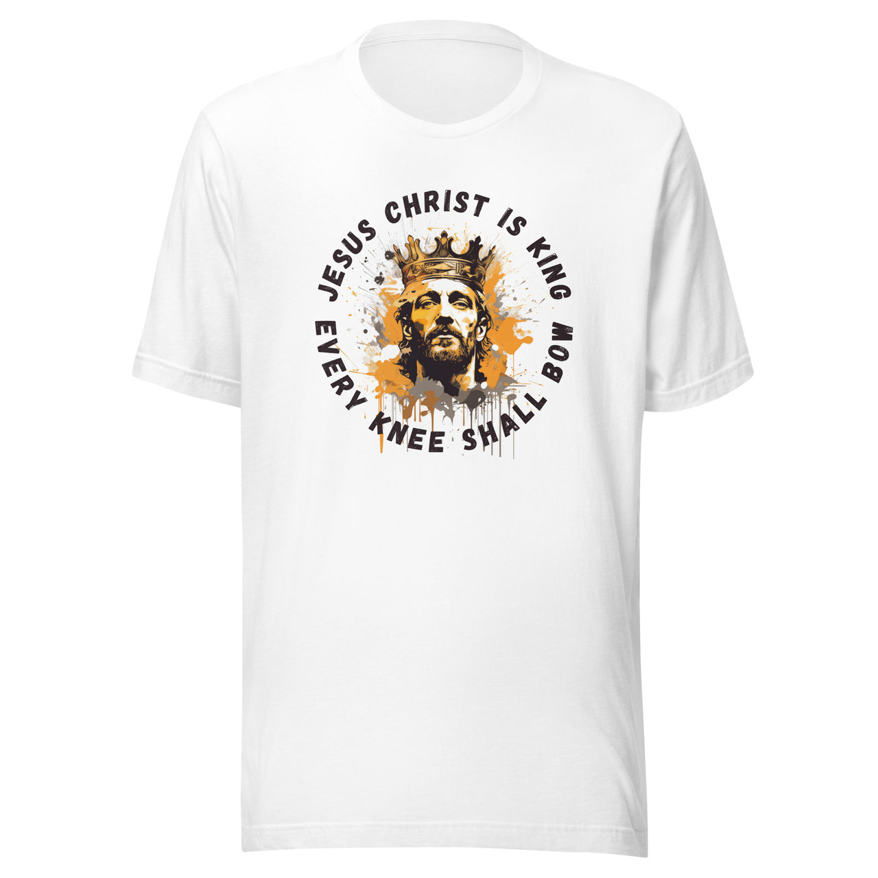"Every Knee Shall Bow" Unisex Staple T-Shirt 4