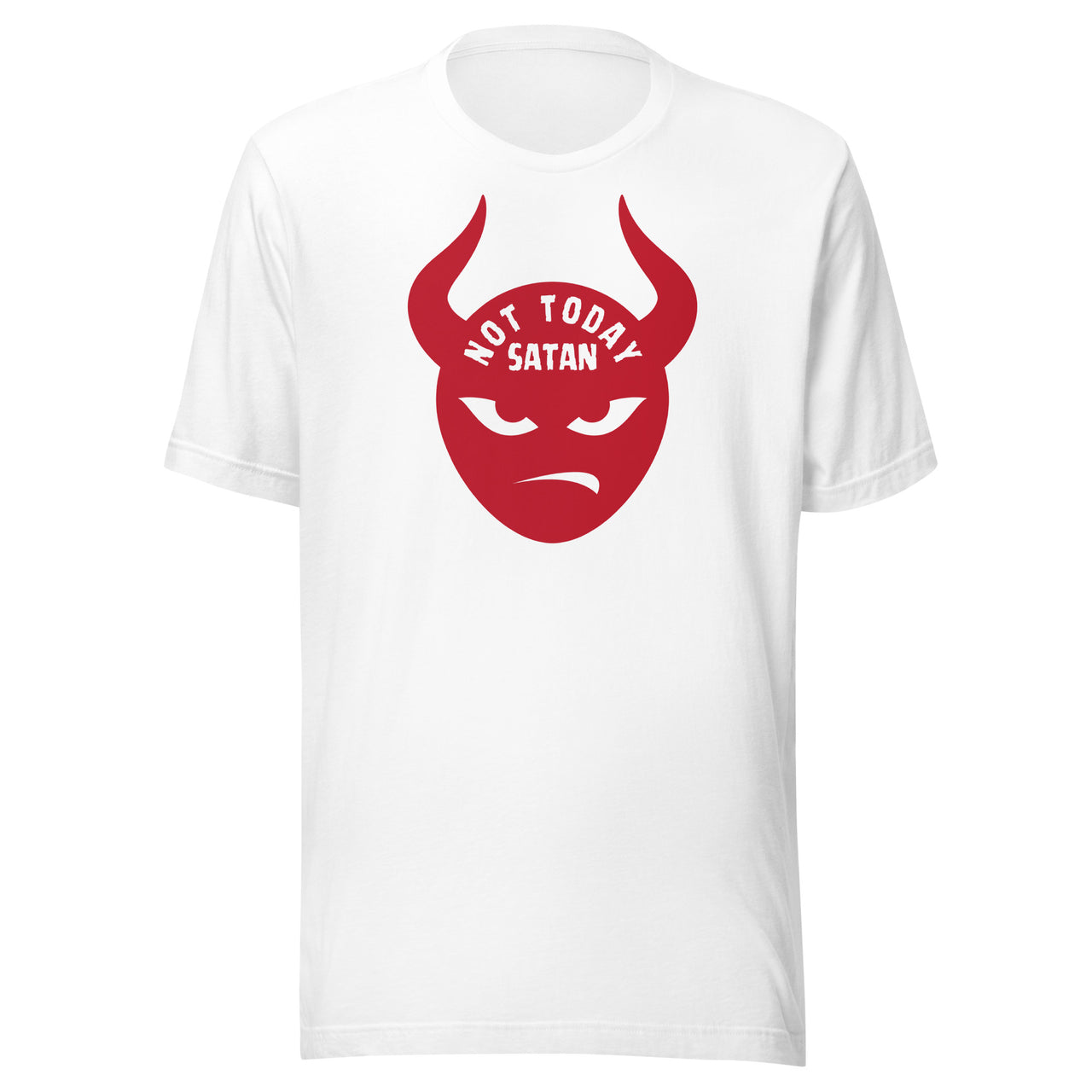 "Not Today Satan" Unisex Staple T-Shirt 2