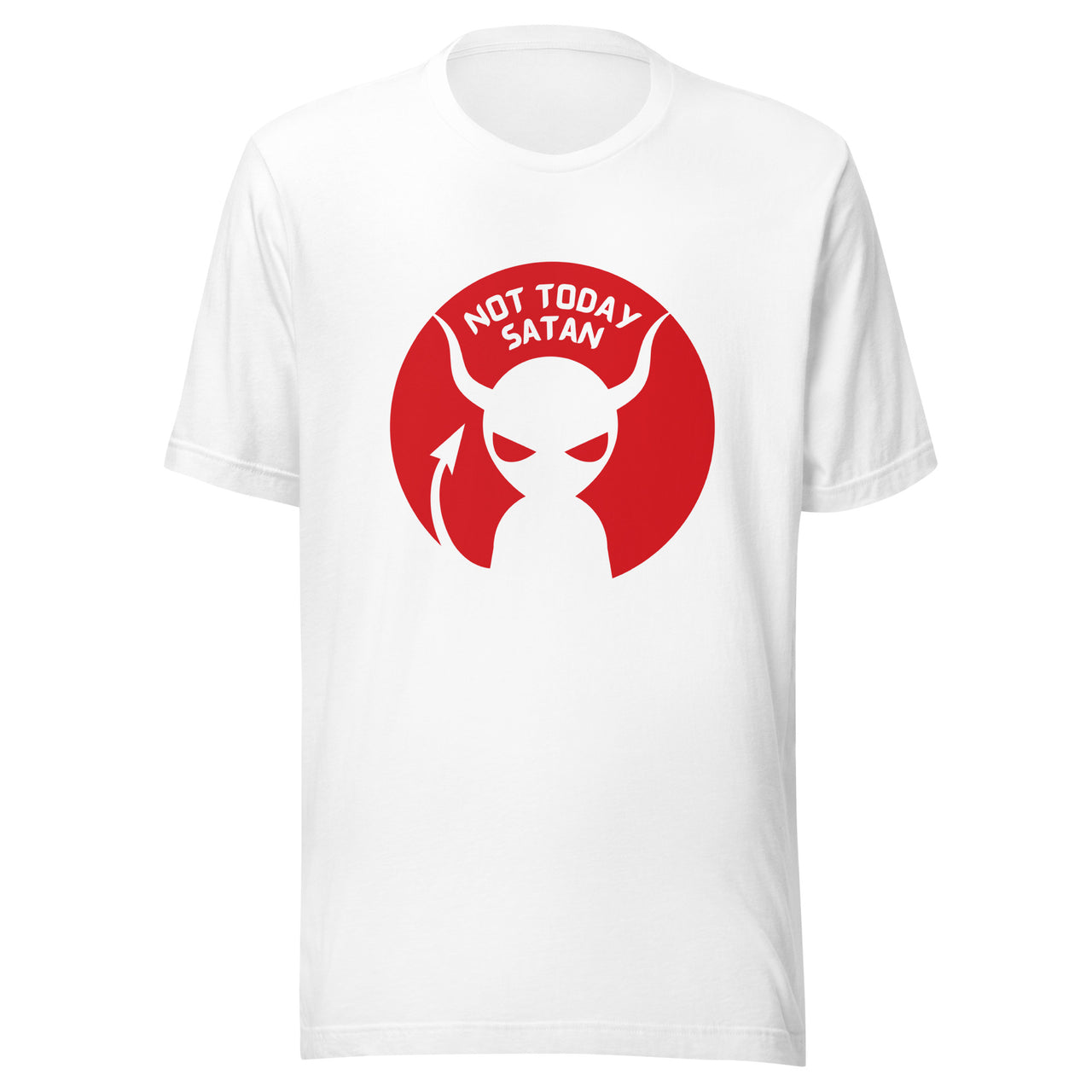 "Not Today Satan" Unisex Staple T-Shirt 8