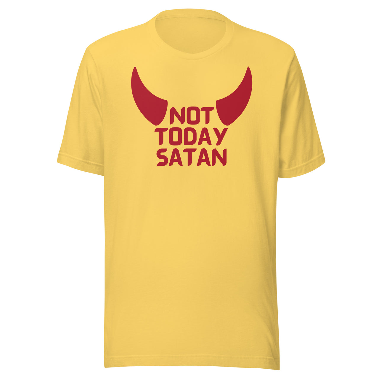 "Not Today Satan" Unisex Staple T-Shirt 5