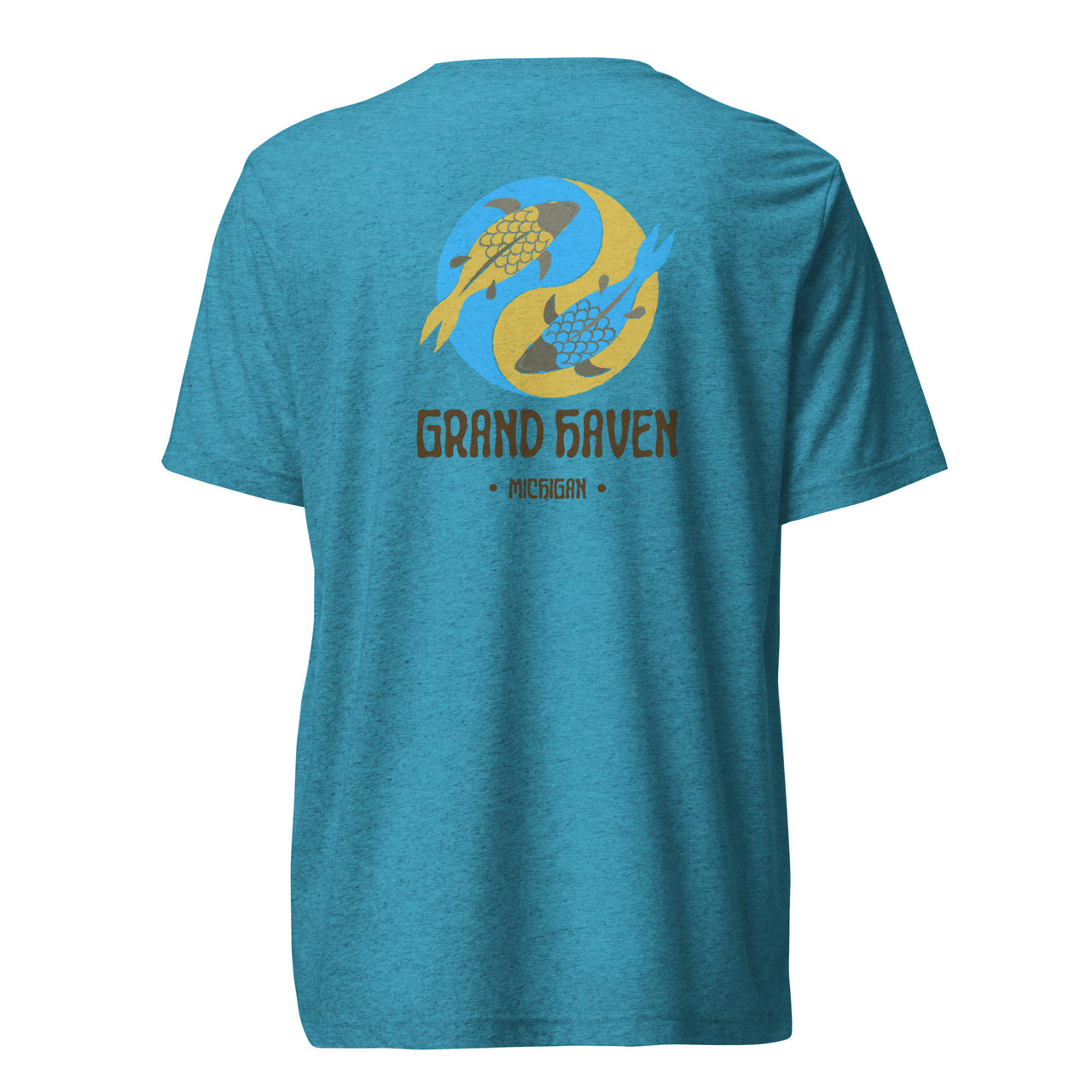 "Grand Haven Yin & Yang" Unisex Tri-blend T-shirt