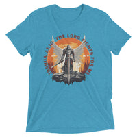 Thumbnail for “The Lord Fights for Me” Unisex Tri-Blend T-Shirt 2