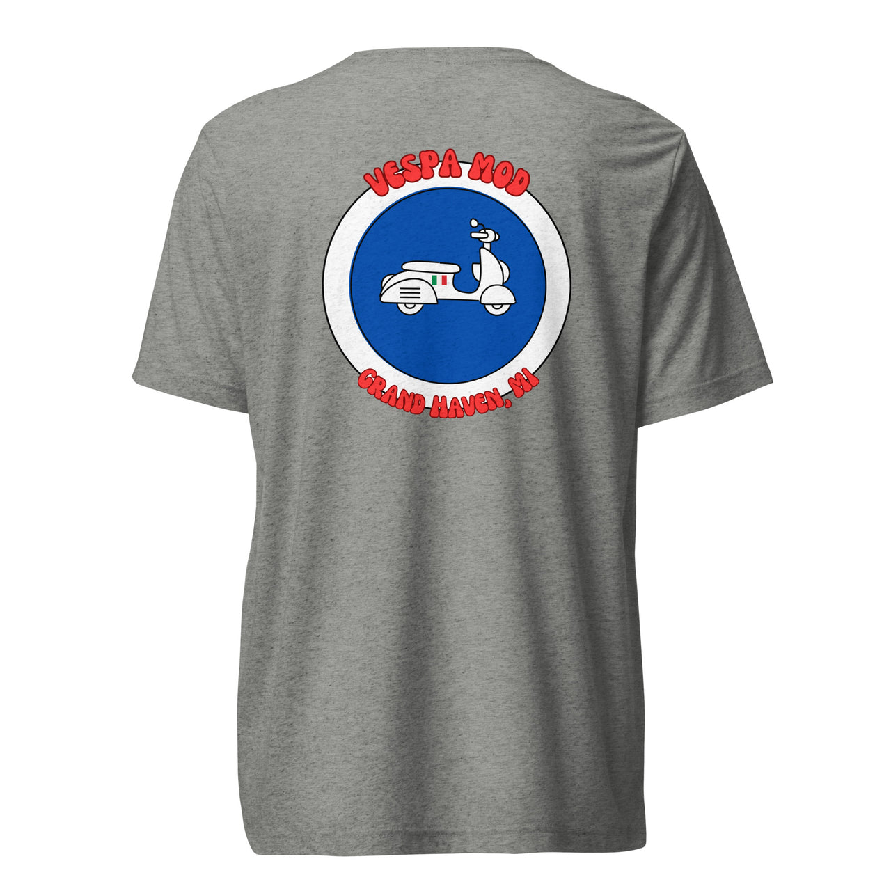 "Vespa Mod Grand Haven" Unisex Tri-blend T-shirt