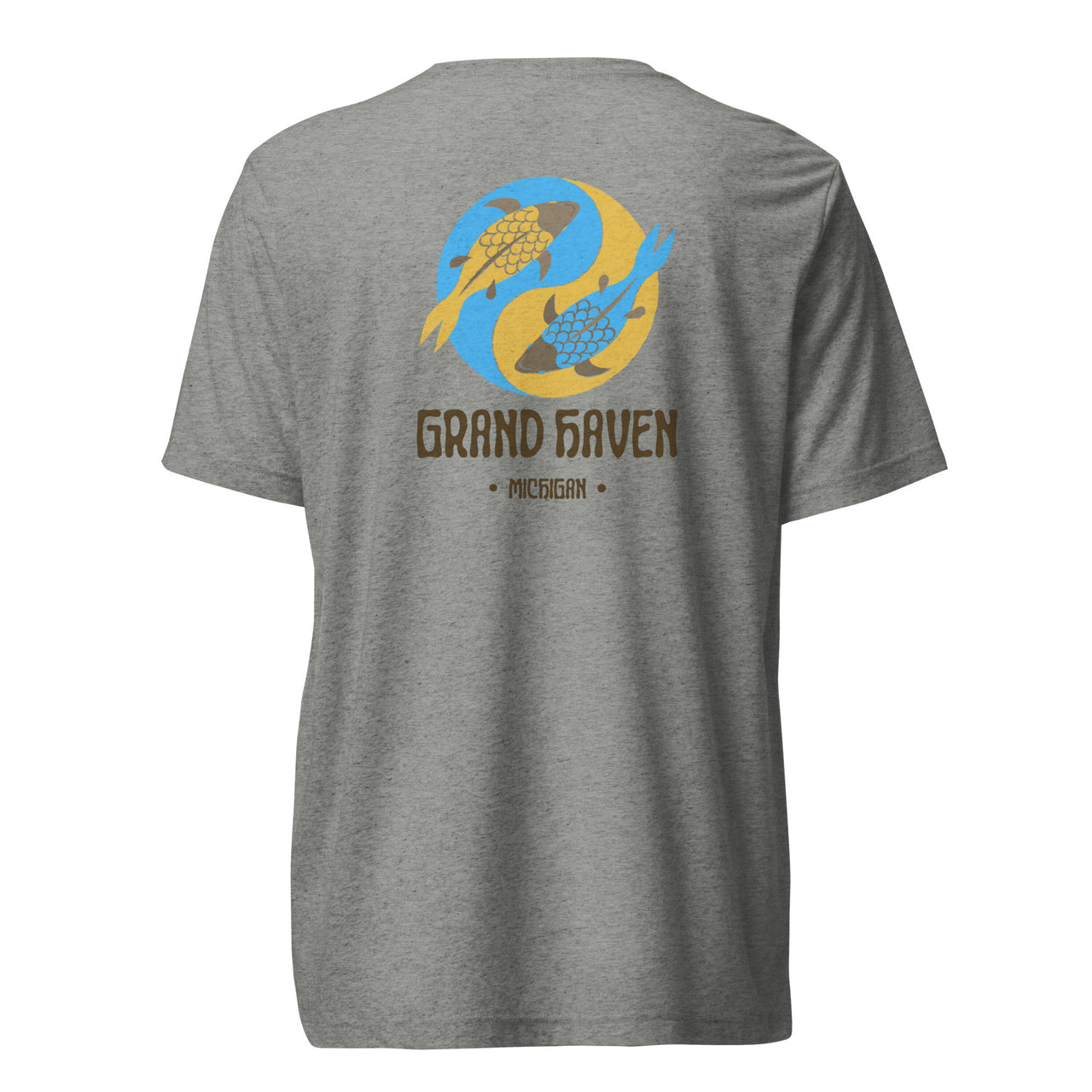 "Grand Haven Yin & Yang" Unisex Tri-blend T-shirt