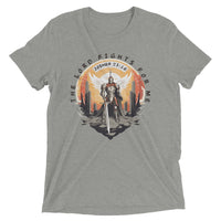 Thumbnail for “The Lord Fights for Me” Unisex Tri-Blend T-Shirt 5