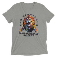 Thumbnail for “Bold as a Lion” Unisex Tri-Blend T-Shirt 5