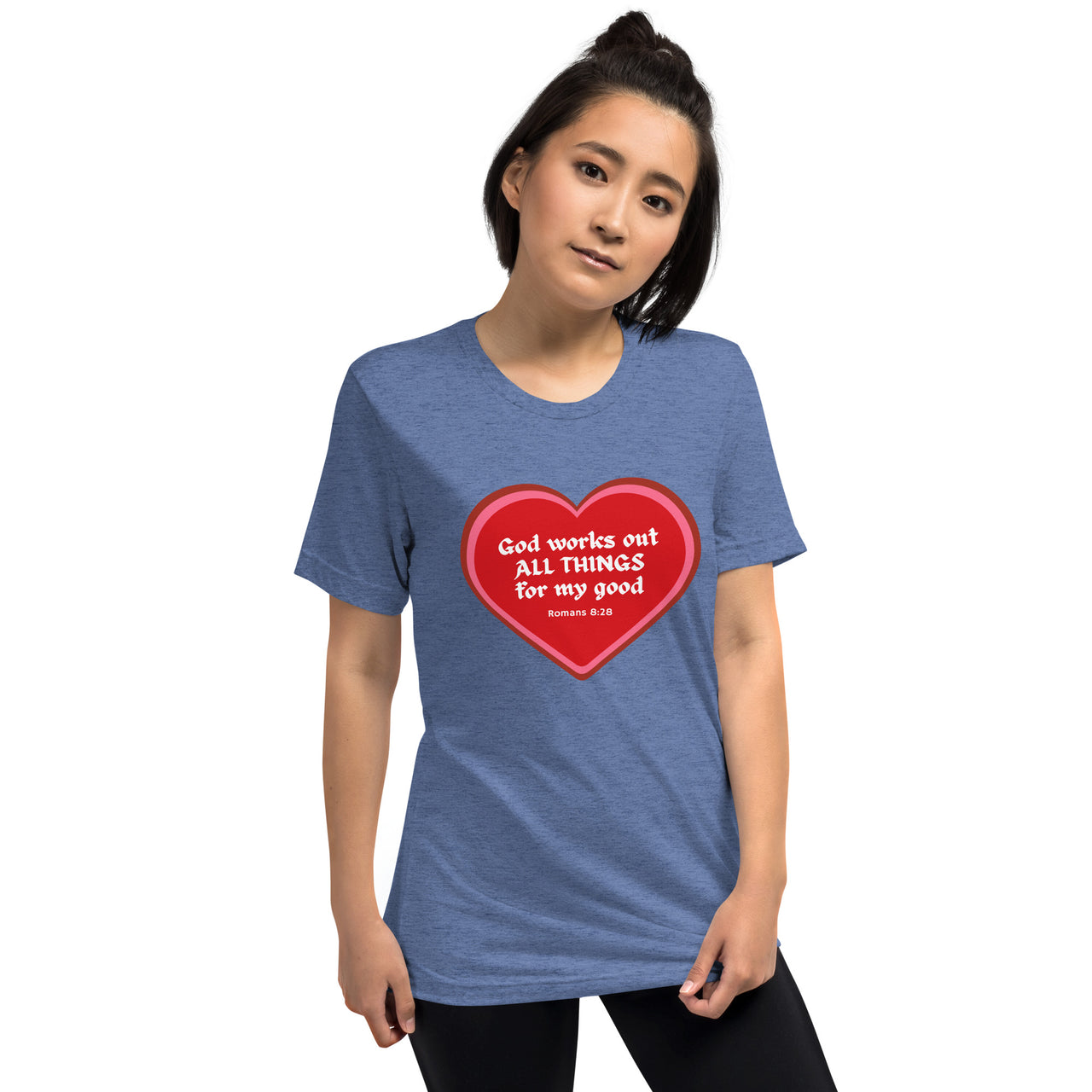 "All Things for my Good" Unisex Tri-Blend T-Shirt 4