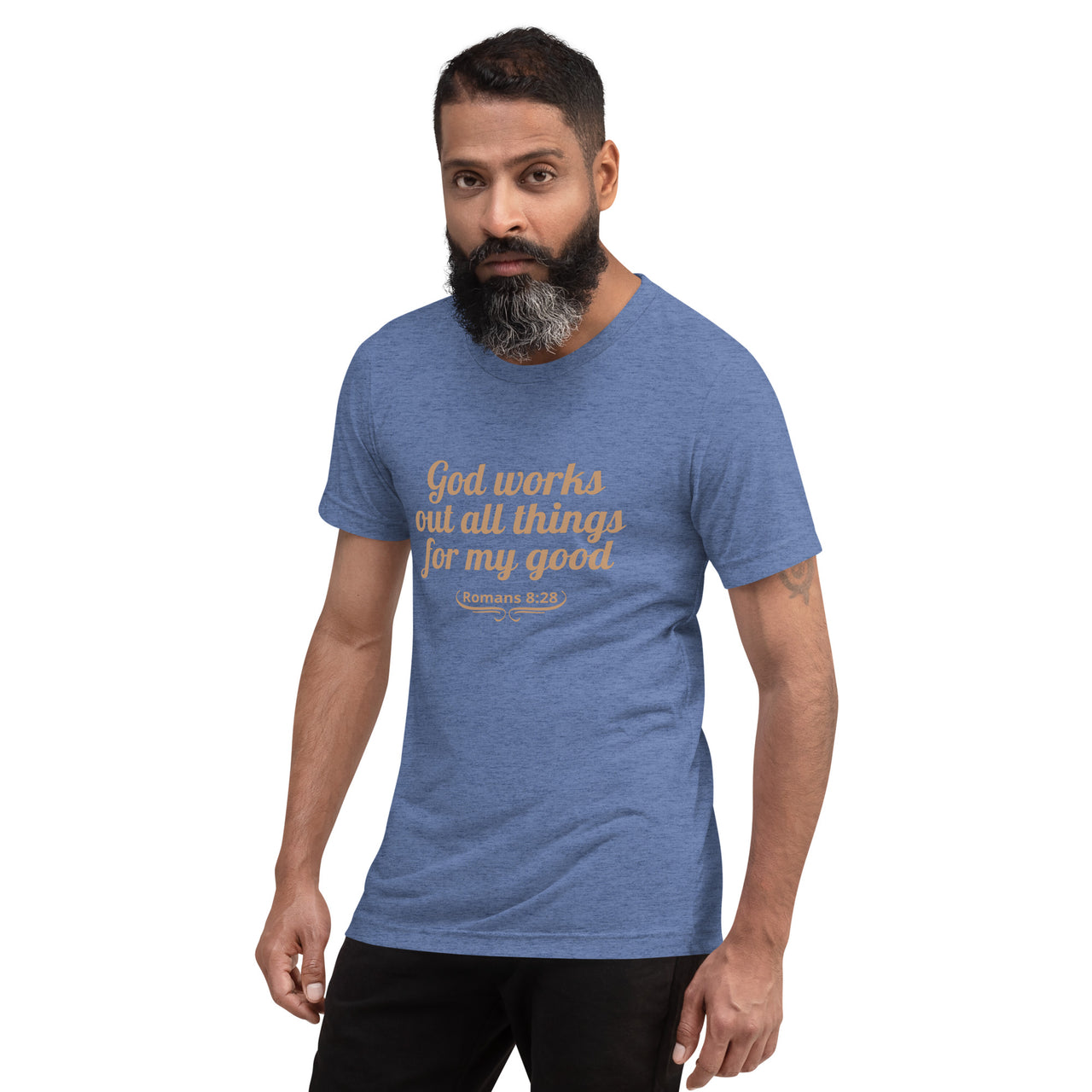 "All Things for my Good" Unisex Tri-Blend T-Shirt 1