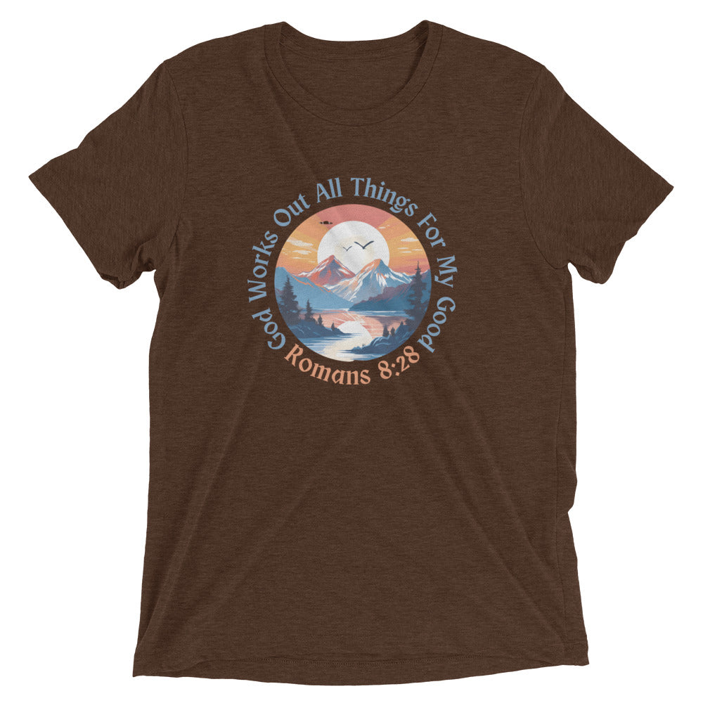 "All Things for my Good" Unisex Tri-Blend T-Shirt 15