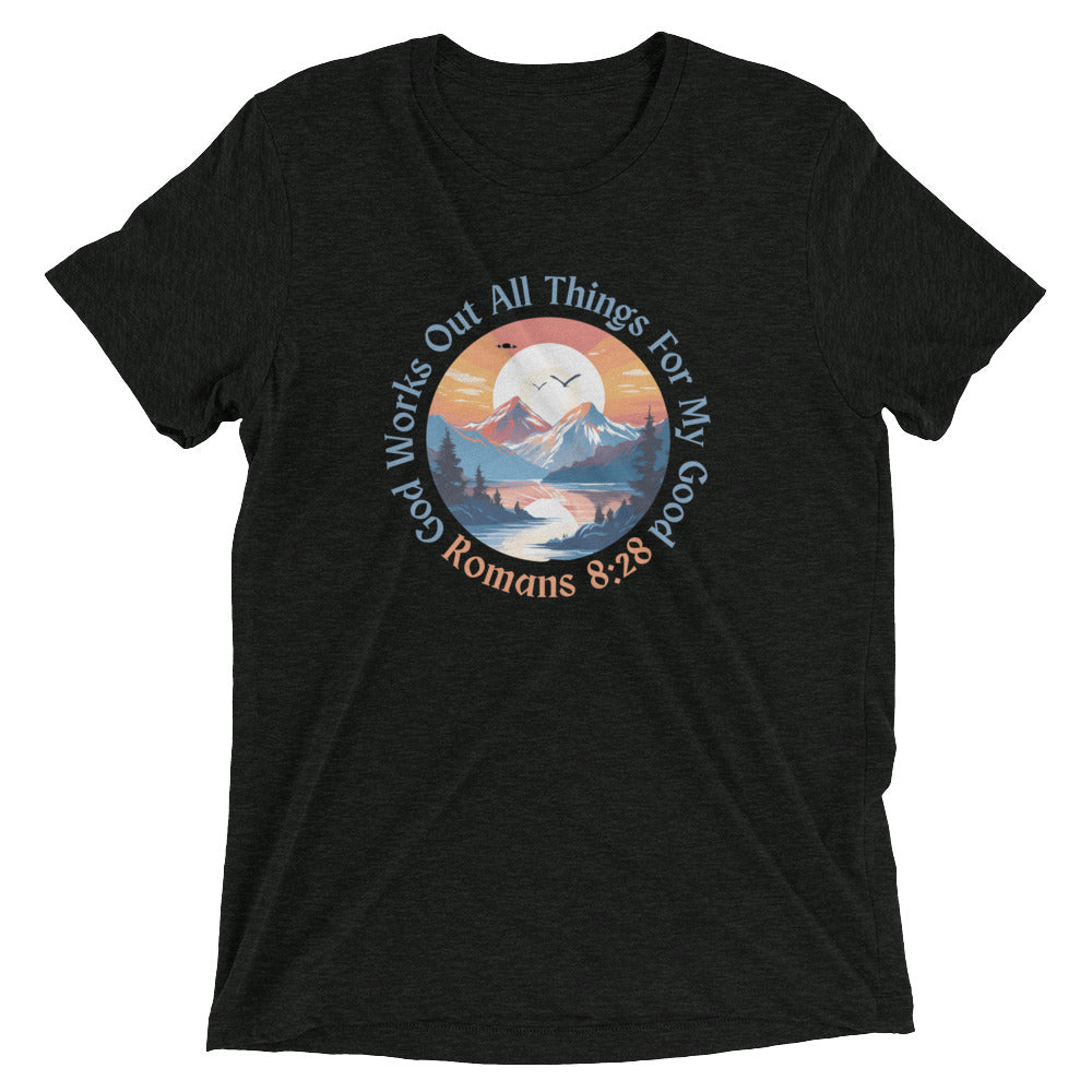 "All Things for my Good" Unisex Tri-Blend T-Shirt 15
