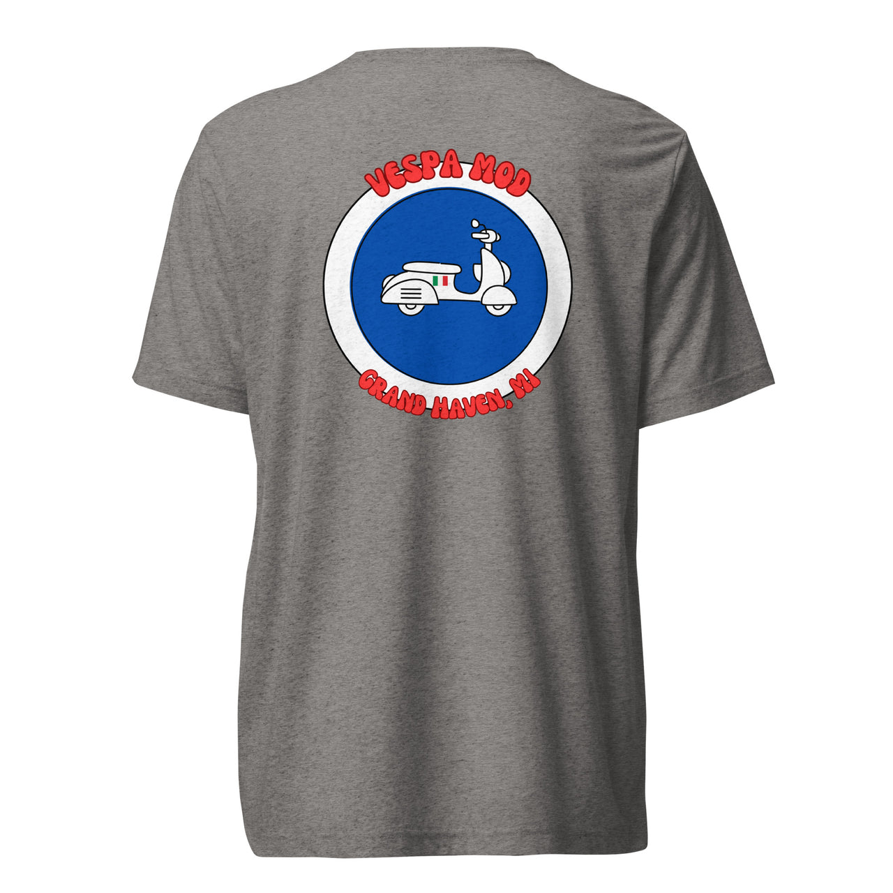 "Vespa Mod Grand Haven" Unisex Tri-blend T-shirt