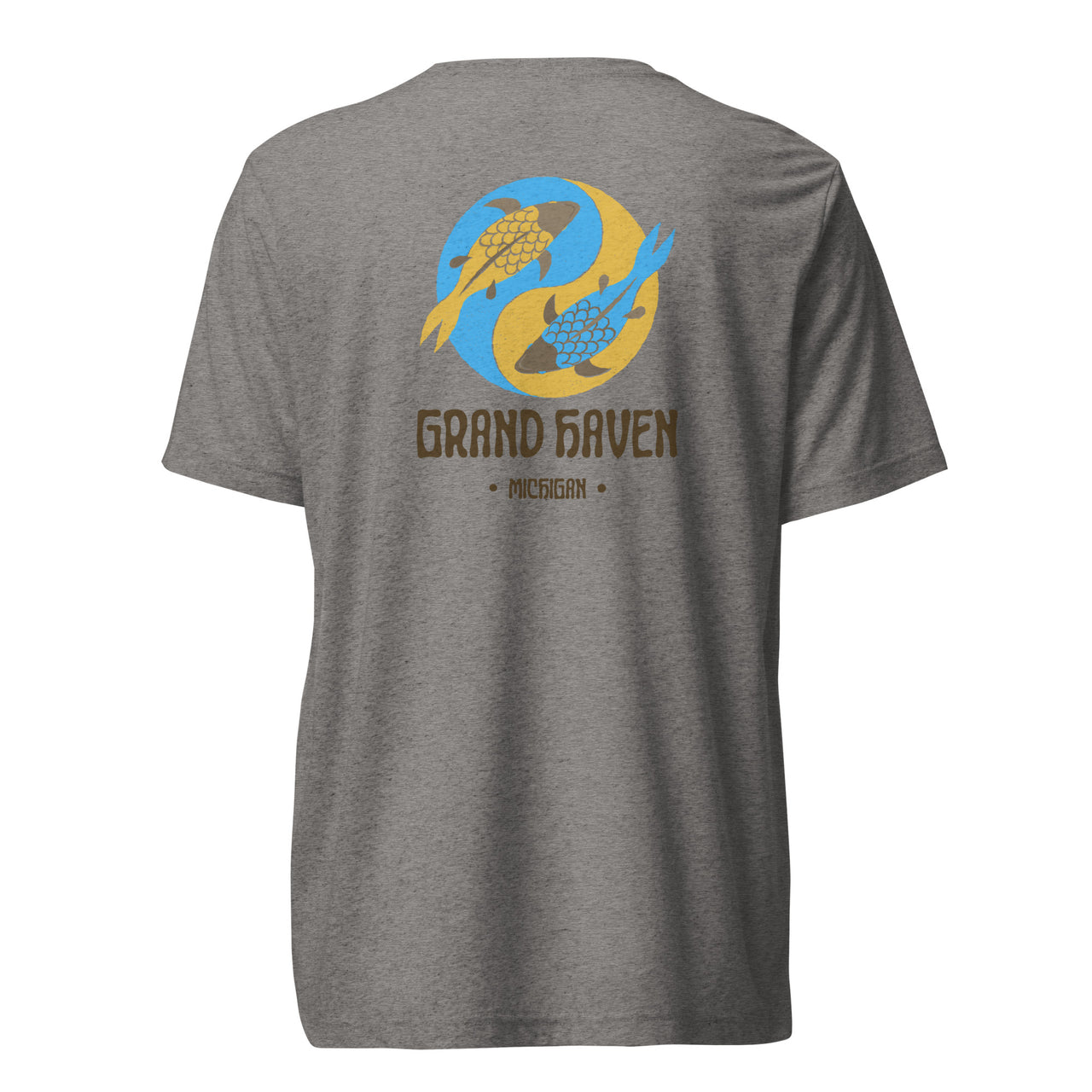 "Grand Haven Yin & Yang" Unisex Tri-blend T-shirt