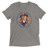 Thumbnail for “Bold as a Lion” Unisex Tri-Blend T-Shirt 3