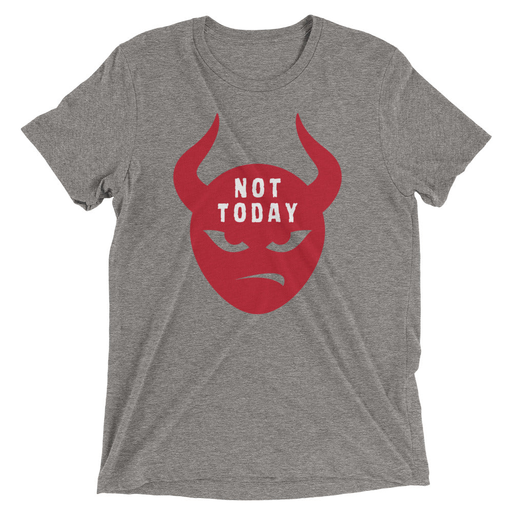 "Not Today Satan" Unisex Tri-Blend T-Shirt 9