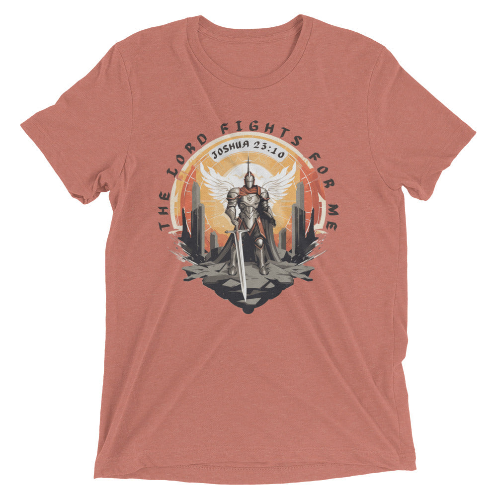 “The Lord Fights for Me” Unisex Tri-Blend T-Shirt 5