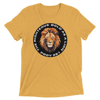 Thumbnail for “Bold as a Lion” Unisex Tri-Blend T-Shirt 2