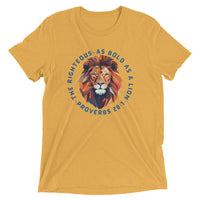 Thumbnail for “Bold as a Lion” Unisex Tri-Blend T-Shirt 3