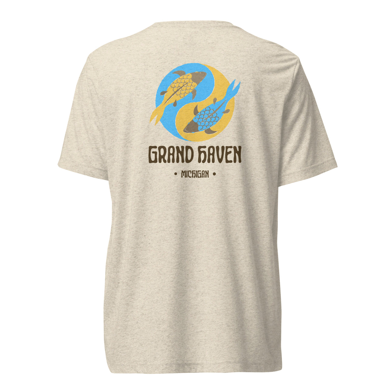 "Grand Haven Yin & Yang" Unisex Tri-blend T-shirt