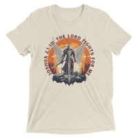 Thumbnail for “The Lord Fights for Me” Unisex Tri-Blend T-Shirt 2