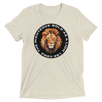 Thumbnail for “Bold as a Lion” Unisex Tri-Blend T-Shirt 2