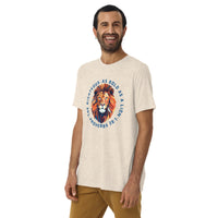 Thumbnail for “Bold as a Lion” Unisex Tri-Blend T-Shirt 3