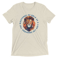 Thumbnail for “Bold as a Lion” Unisex Tri-Blend T-Shirt 3