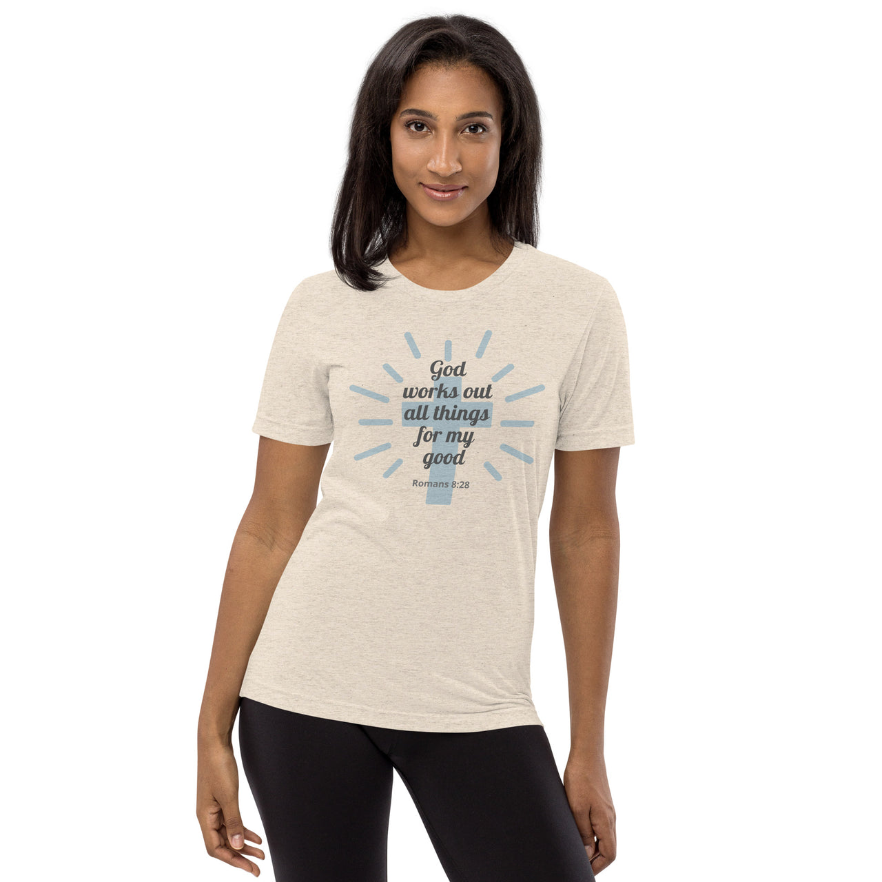 "All Things for my Good" Unisex Tri-Blend T-Shirt 11