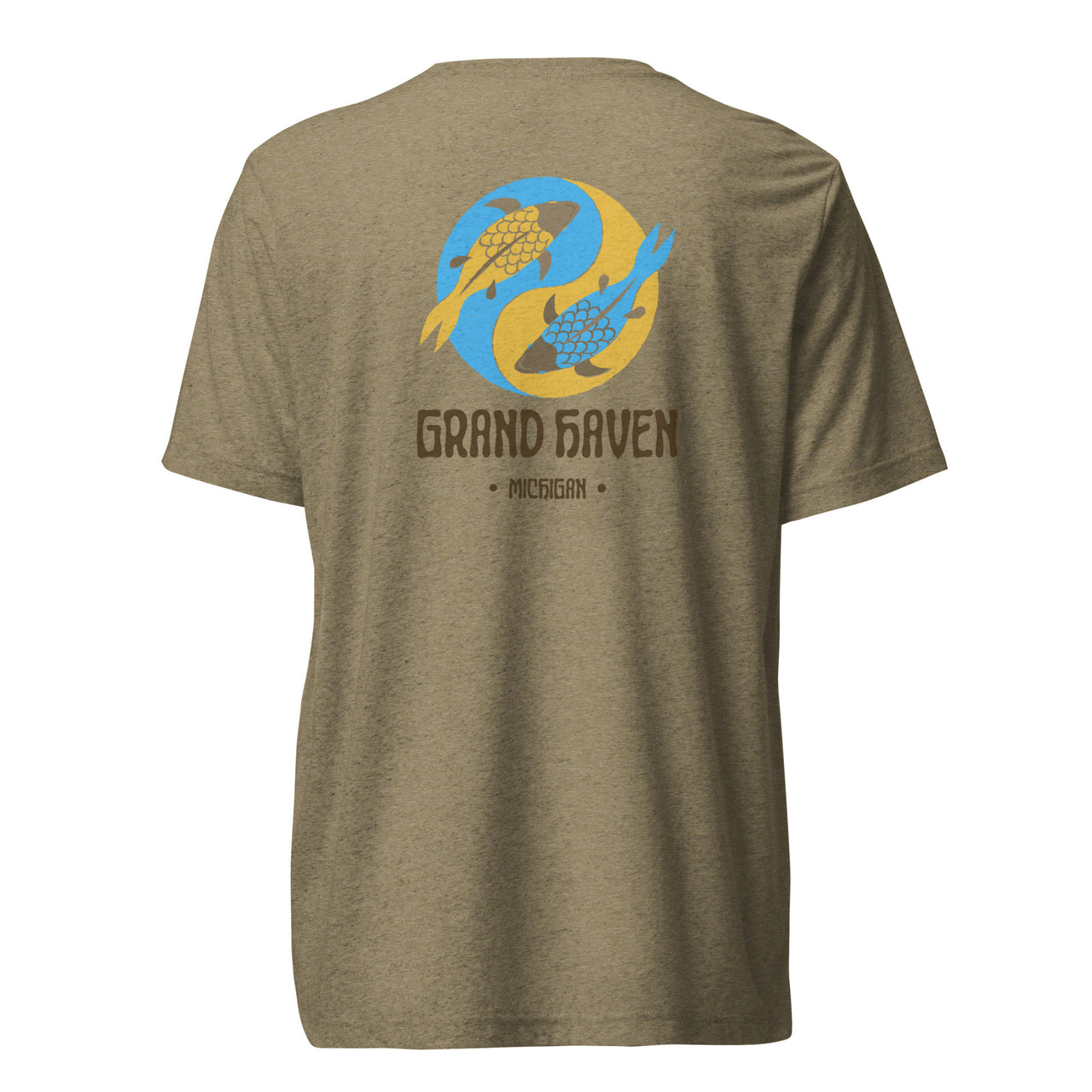 "Grand Haven Yin & Yang" Unisex Tri-blend T-shirt