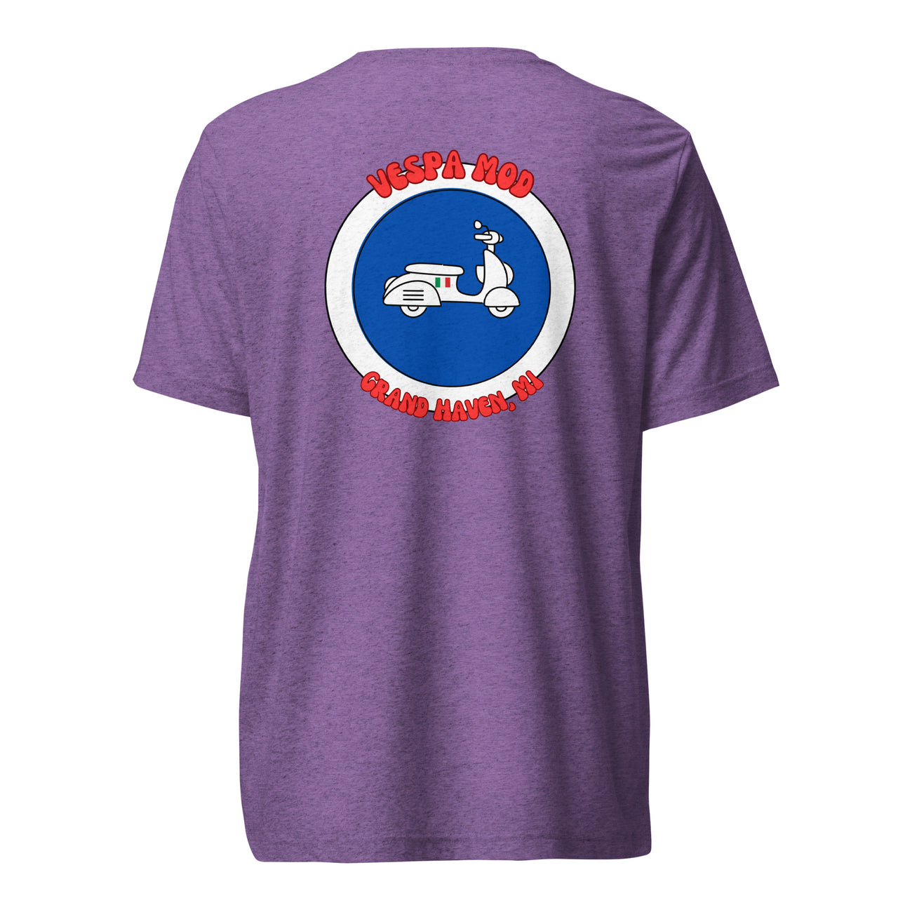 "Vespa Mod Grand Haven" Unisex Tri-blend T-shirt