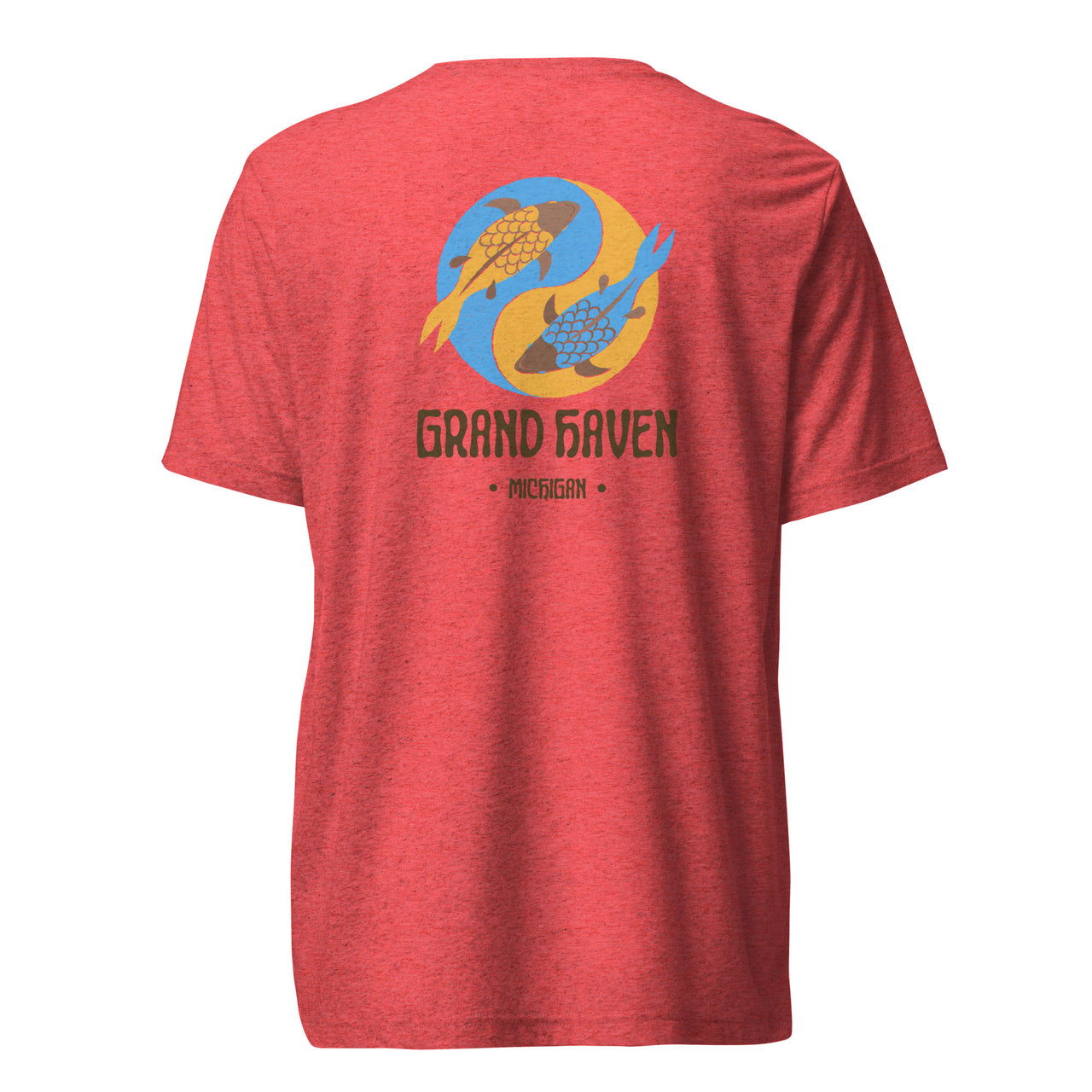 "Grand Haven Yin & Yang" Unisex Tri-blend T-shirt