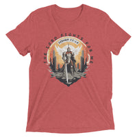 Thumbnail for “The Lord Fights for Me” Unisex Tri-Blend T-Shirt 5