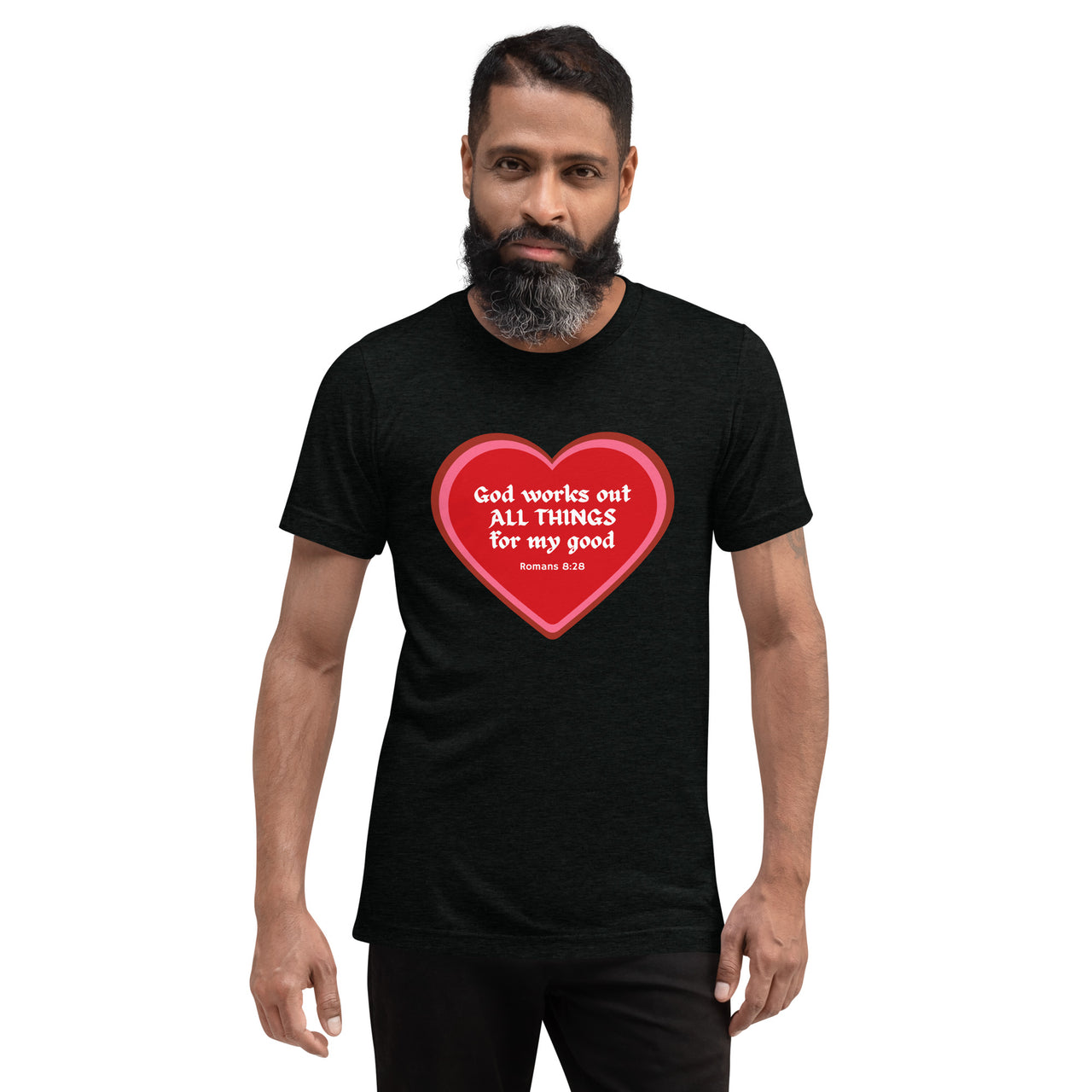 "All Things for my Good" Unisex Tri-Blend T-Shirt 4