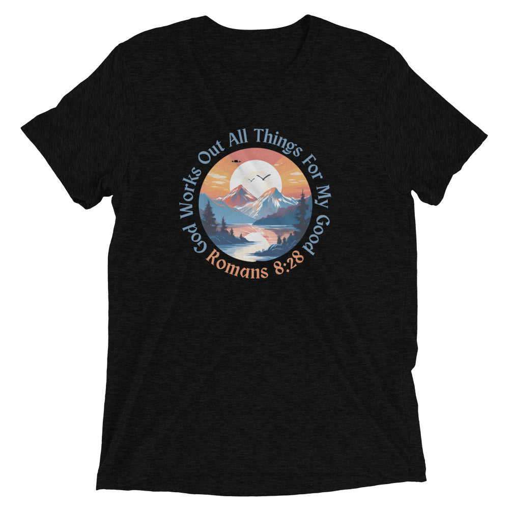 "All Things for my Good" Unisex Tri-Blend T-Shirt 15