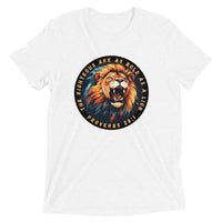 Thumbnail for “Bold as a Lion” Unisex Tri-Blend T-Shirt 1