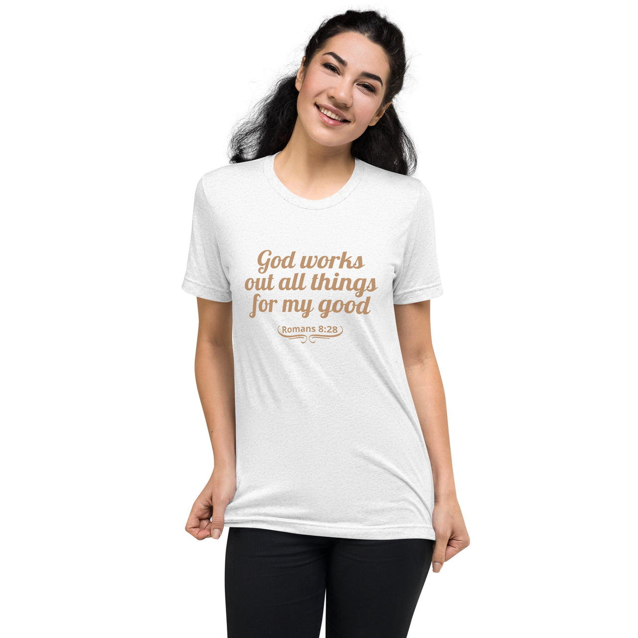 "All Things for my Good" Unisex Tri-Blend T-Shirt 1