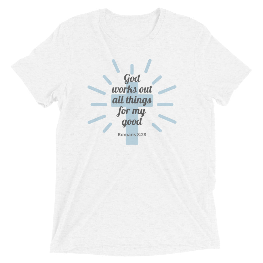 "All Things for my Good" Unisex Tri-Blend T-Shirt 11