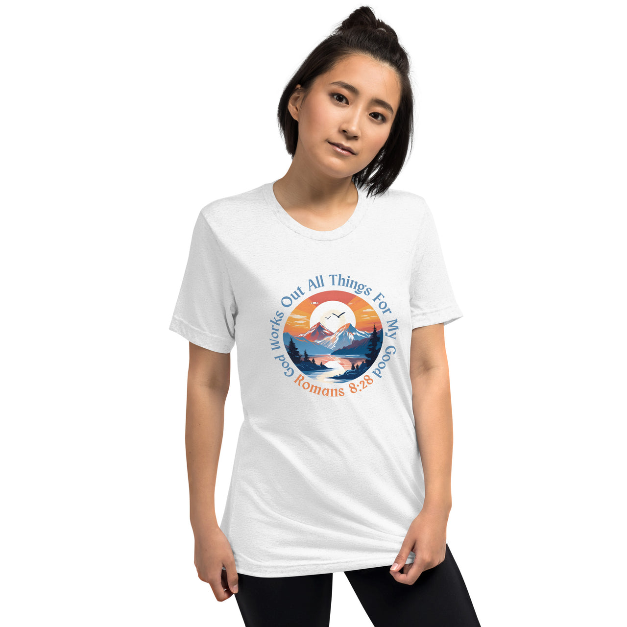 "All Things for my Good" Unisex Tri-Blend T-Shirt 15