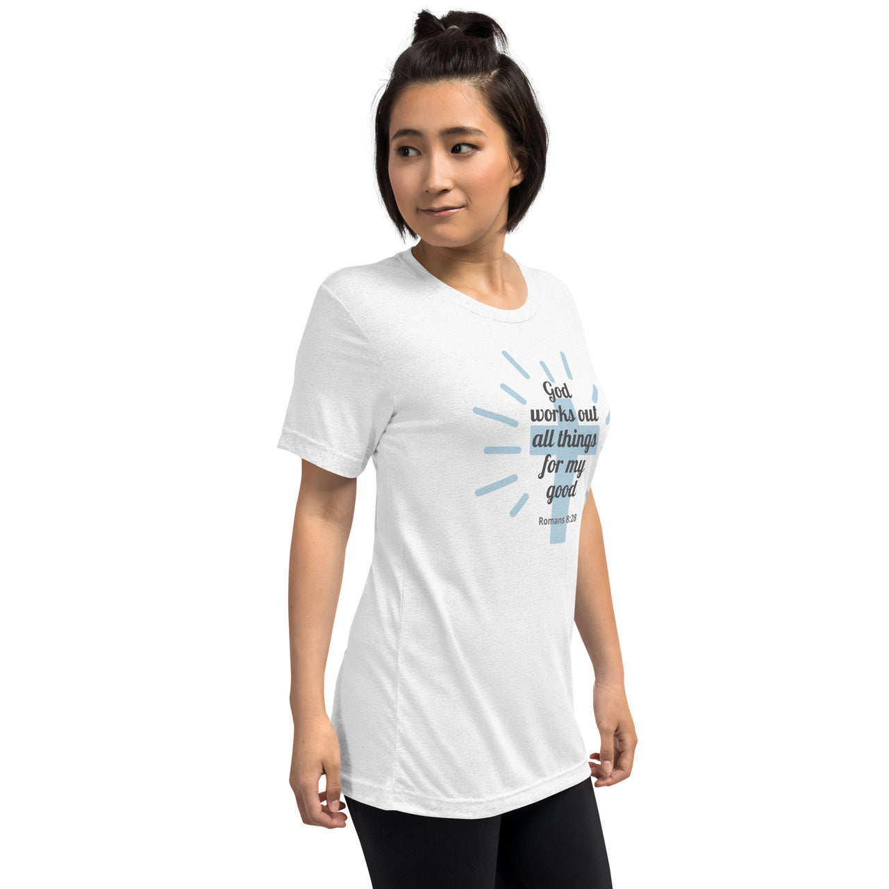 "All Things for my Good" Unisex Tri-Blend T-Shirt 11
